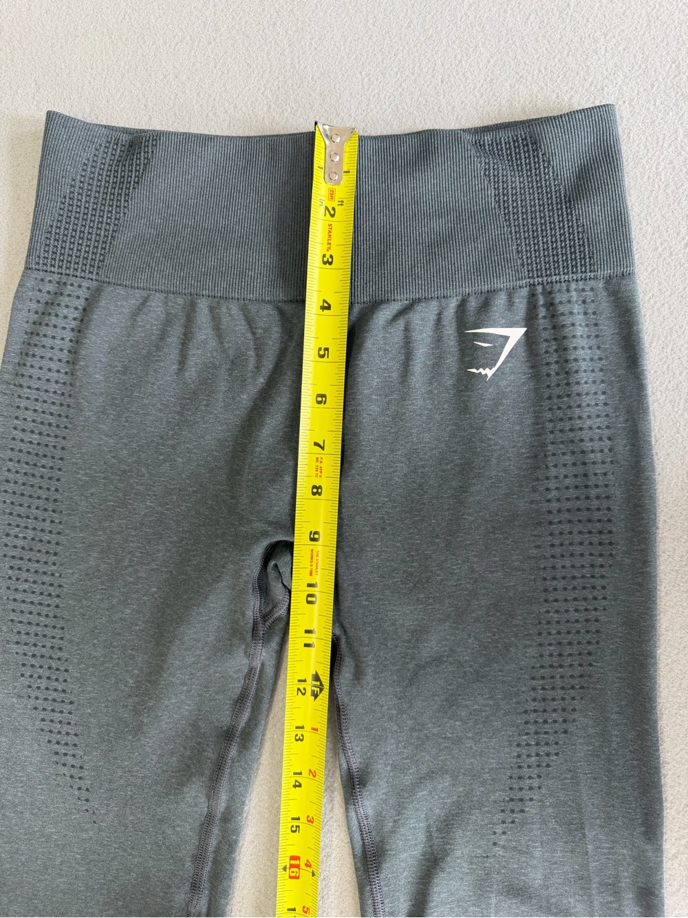 Gymshark Vital Sculpt Seamless High-Waisted Leggings Medium Women’s Gray - Picture 12 of 13